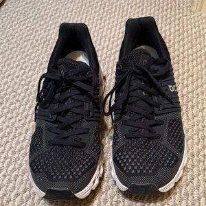 On Cloud Black Running Shoes